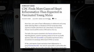CDC Finds More Cases of Heart Inflammation Than Expected In Vaccinated Young Males