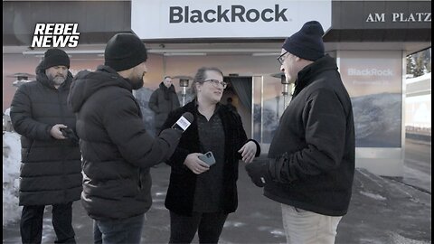 BlackRock FAILS to control Rebel News in Davos