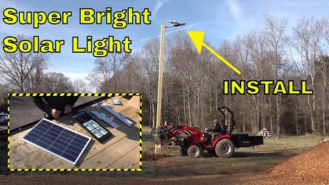 Top Solar Street Security Light / Motion Sensor / Dusk to Dawn NIORSUN