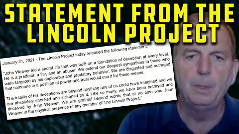 Mainstream Media Continues To NOT Discuss Disturbing Reports About Lincoln Project