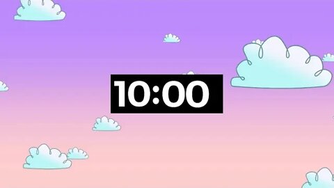 10 minute countdown timer with music for kids time out.