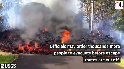 Lava Threatens Hawaii Exit Routes