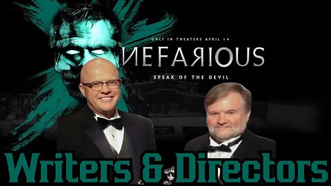 Nefarious Movie Writers & DIRECTORS Join Us LIVE! Cary Solomon & Chuck Konzelman Winding Down Wed