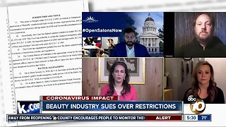 California salons file lawsuit over restrictions