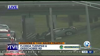 Fatal crash on the Turnpike near Okeechobee Boulevard exit in Palm Beach County