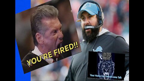 Detroit Lions Fire Patricia and Quinn. What's Next? 11- 28 -2020