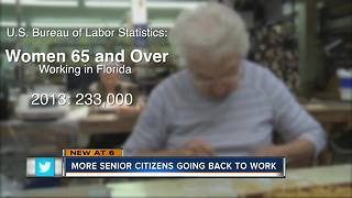 More and more older workers are seeking employment