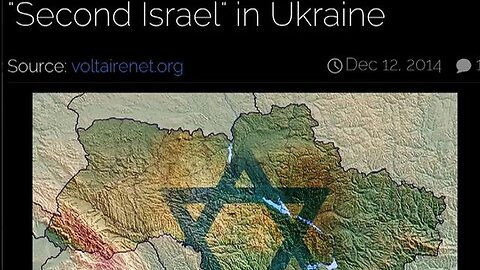 Israel’s Secret Plan for a "Second Israel" in Ukraine