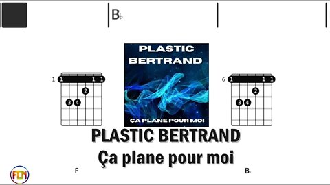 PLASTIC BERTRAND Ça plane pour moi - Guitar Chords & Lyrics HD