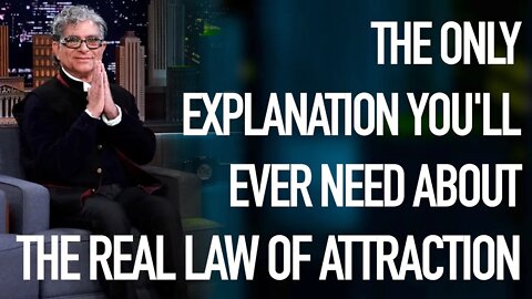 That Time DEEPAK CHOPRA Blew Everyone's Mind - The REAL Law of Attraction