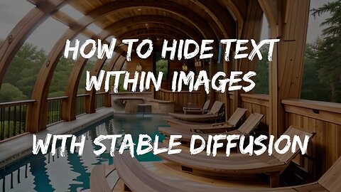 Creating Optical WORD Illusionary Images with Stable Diffusion and ControlNet AI Tutorial | A1111