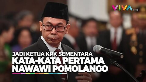 Pernyataan Nawawi Pomolango Usai Dilantik Jadi Ketua KPK Sementara