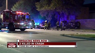 Two killed in crash on Milwaukee's north side