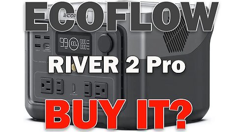 ECOFLOW RIVER 2 Pro Portable Power Station - Can You Survive a Power Outage With It?