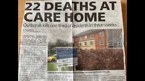 Coronavirus outbreak, 22 deaths at Pemberley House Care Home, after receiving Covid19 Vaccine