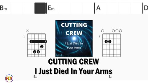 CUTTING CREW I Just Died In Your Arms - FCN Guitar Chords & Lyrics HD