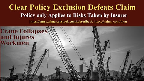 Clear Policy Exclusion Defeats Claim