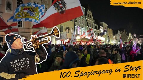 Tolle Stimmung beim 100. Spaziergang im "gallischen Dorf" Steyr!