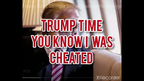 TRUMP TIME!! YOU KNOW THEY CHEATED!
