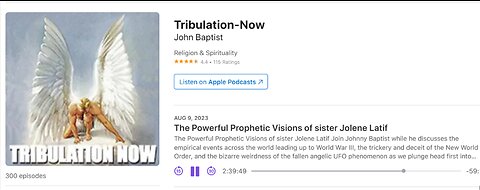 Tribulation-Now - The Powerful Prophetic Visions of sister Jolene Latif