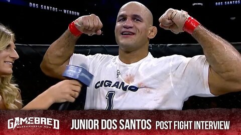 Gamebred Bareknuckle 5: Junior Dos Santos Cage Interview