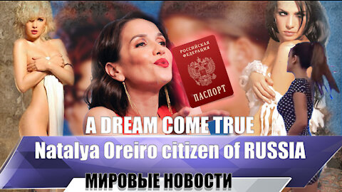 A dream come true | Natalia Oreiro received a Russian passport in Argentina