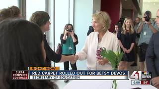 Betsy DeVos makes stops in Kansas, Missouri for 'Rethink School' tour