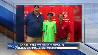 Local Special Olympics athletes wins 2 medals