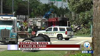 Two dead in suburban Boynton Beach crash