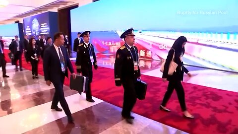 Russia arrived to China with their nuclear football