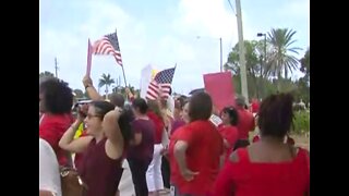 Palm Beach County teachers rallying to protect pay raises approved by voters