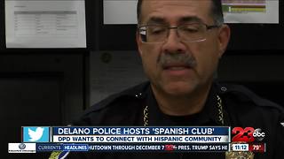 Delano Police host 'Spanish Club'