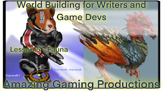 World Building for Writers and Game Devs | Episode 5 - Fauna