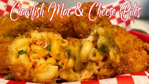 Crawfish Mac & Cheese Bites