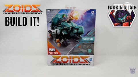 Build It! Hasbro ZOIDS Wild Mega Battlers Tanks - Turtle-Type, Larkin’s Lair