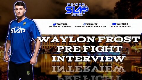 Power Slap News Pre Fight Interview: Waylon "Ice Cold" Frost #vegas #powerslap1