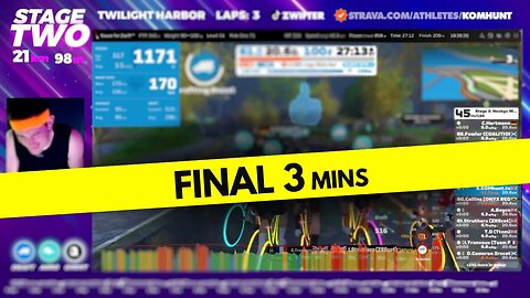 PRIME-TIME ZWIFT RACE | ZRacing Stage 2: Twilight Harbor (B)
