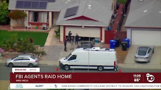 FBI agents raid Mira Mesa home