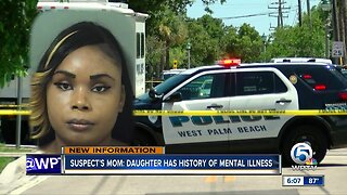 Police: Woman accused of stabbing West Palm Beach police officer has history of mental illness, domestic violence