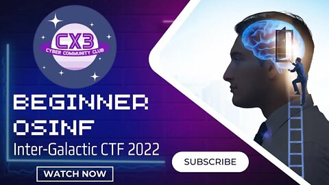 Inter-Galactic CTF 2022: All Beginner OSINF Challenges