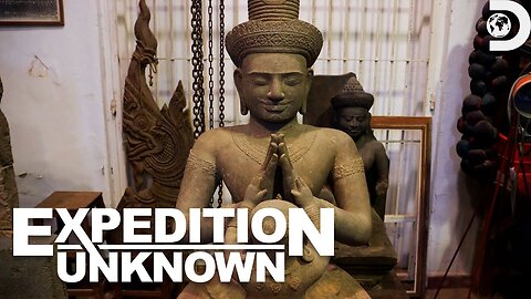 Josh Uncovers Part of a Rare Stolen Statue in Cambodia Expedition Unknown