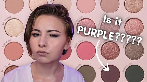I'm Not Sure WHAT COLOR THIS IS!!!! ColourPop Smoke N' Roses Eyeshadow Palette Color Study 5