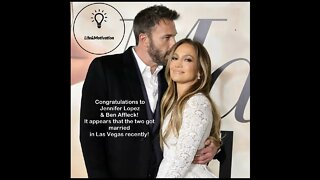 Jennifer Lopez & Ben Affleck Married In Las Vegas 😱