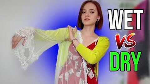 Wet vs. Dry: Try on Beautiful Robes