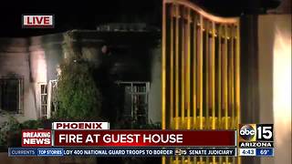 Fire sparks at guesthouse in Biltmore neighborhood