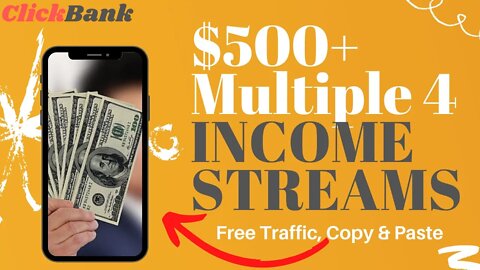 Simple Copy Paste Job To Make $500+ Multi Revenue Streams, Affiliate Marketing, Free Traffic