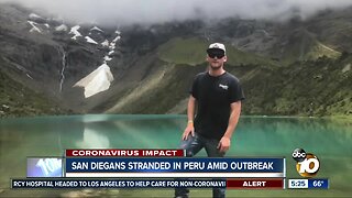 San Diegans stranded in Peru amid outbreak