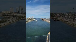 Symphony of the Seas Leaving Miami! - Part 4