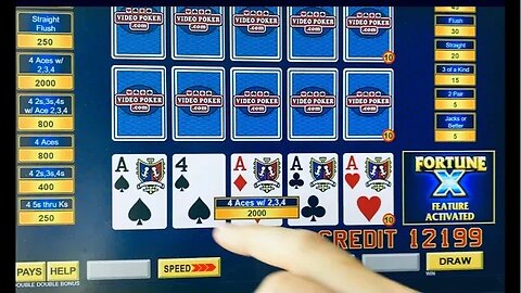 World Premiere Fortune X Video Poker, from Yaamava'!