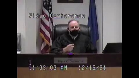 Disgraced Bryce Duckworth Clark County Family Court Judge in the Lovelady matter 12/15/2021